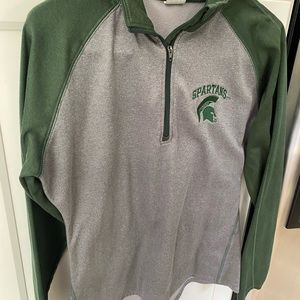 Michigan State Spartan Quarter Zip